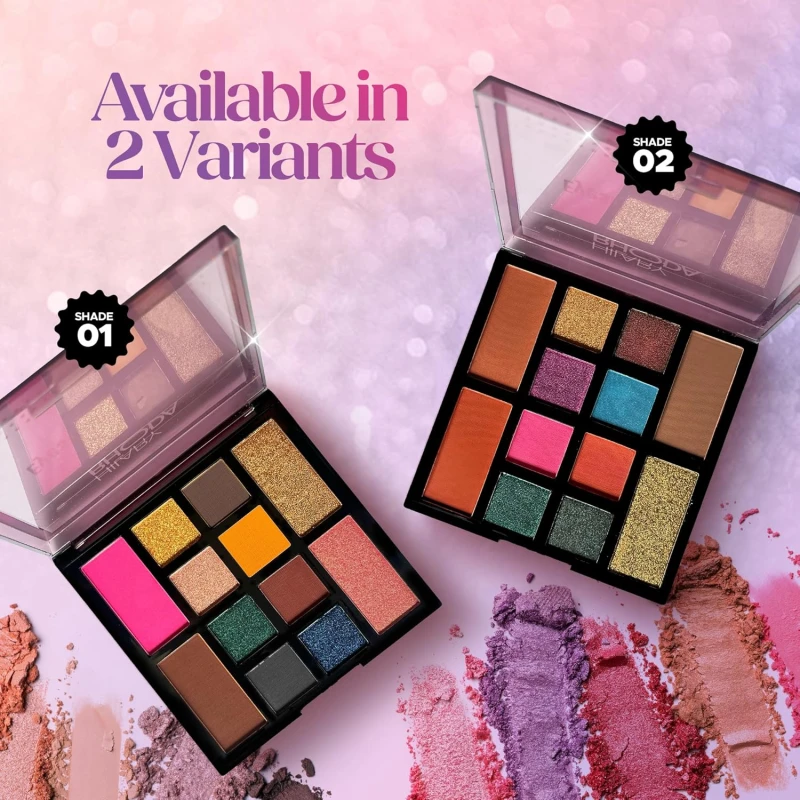 Hilary Rhoda Colour Stay Eyeshadow Palette | 12 Shades | Highly Pigmented & No Fallout | Matte & Shimmer Finish | Blendable Eyeshadow Palette | 20g (Shade 2) thumbnail 7